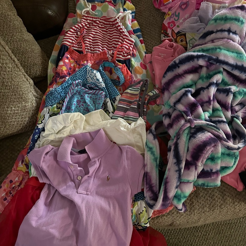 Size 5/6 summer girls clothing